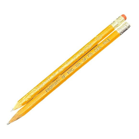 Vintage Pencils Board of Education  City of New York  No 2 Lot of two - pre owne - Picture 2 of 5